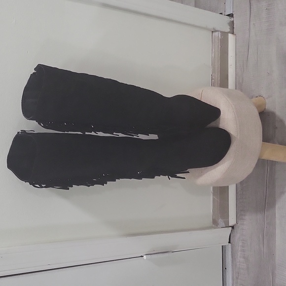 Bucco thigh high wedge boots - Picture 1 of 3